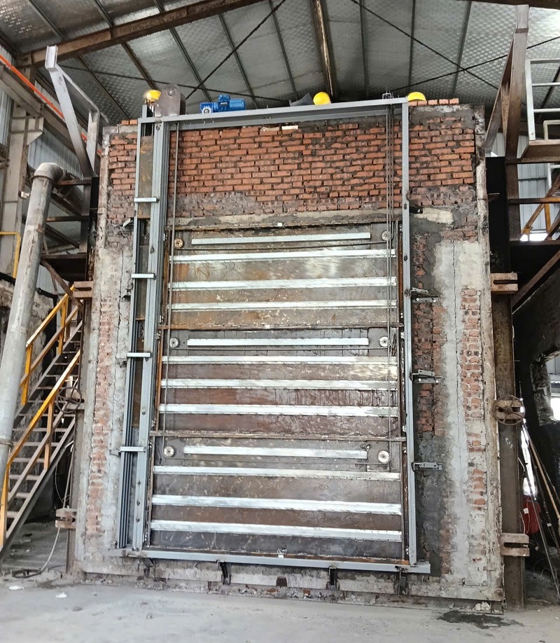 Đốt mẫu cửa chống cháy